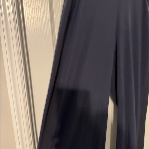 Athleta Navy Wide Leg Pants - Picture 1 of 3